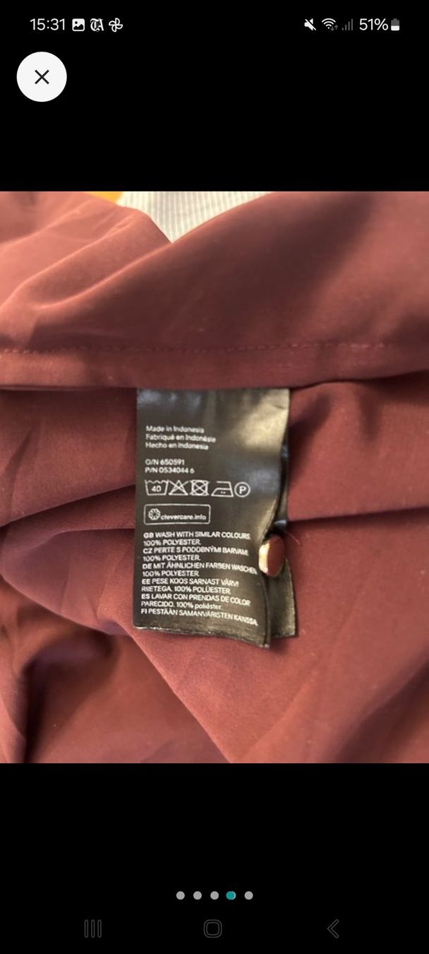H&M Camicette: Bordeauxrote Bluse – Usato da Zürich venduto da Nadsh 3