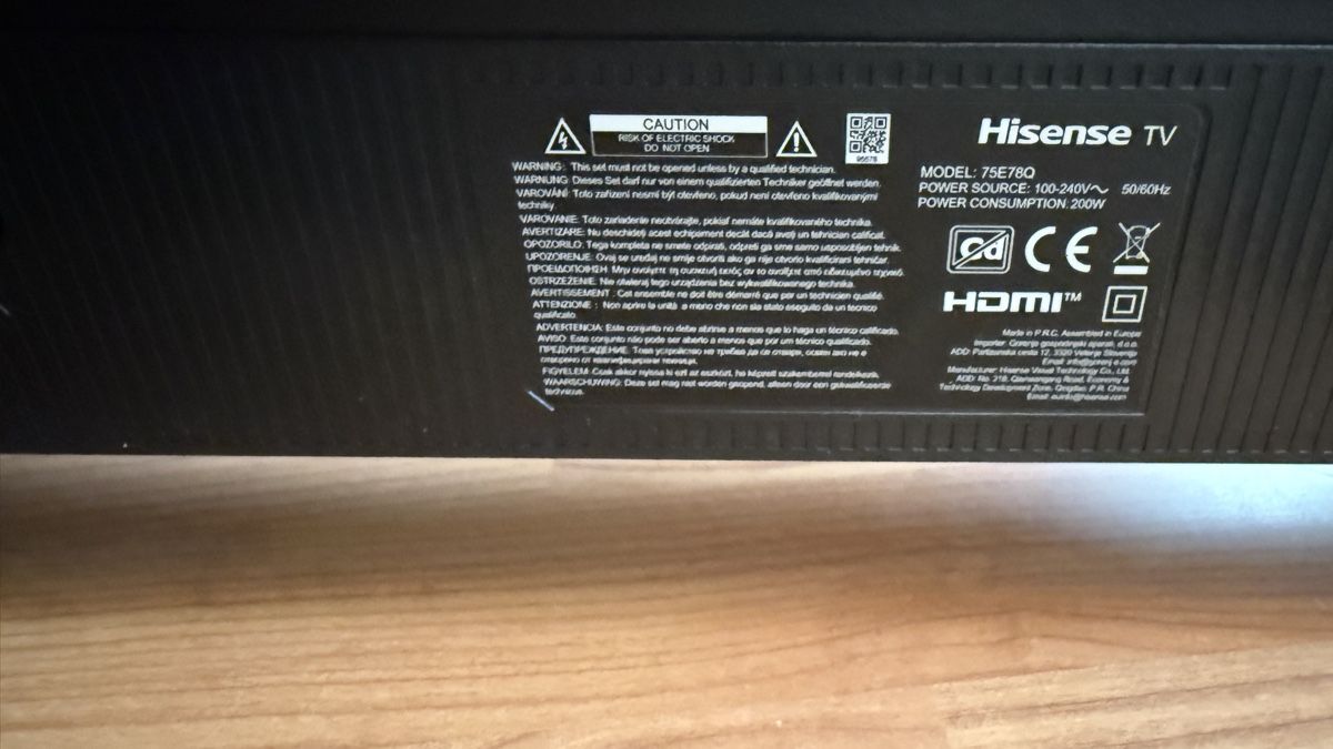 Hisense Televisori: Fernseher HISENSE 75“ – Difettoso da Kaiseraugst venduto da saa_hw6z 1