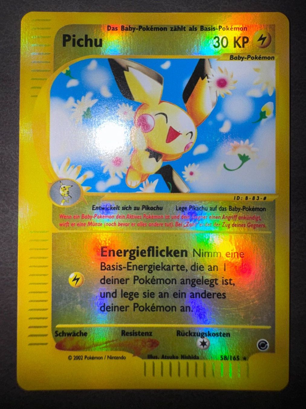 Pokémon Cartes à collectionner: Pokemon Pichu Reverse Holo 58/165 - Expedition - DE – D'occasion à Erstfeld par PokeSandero