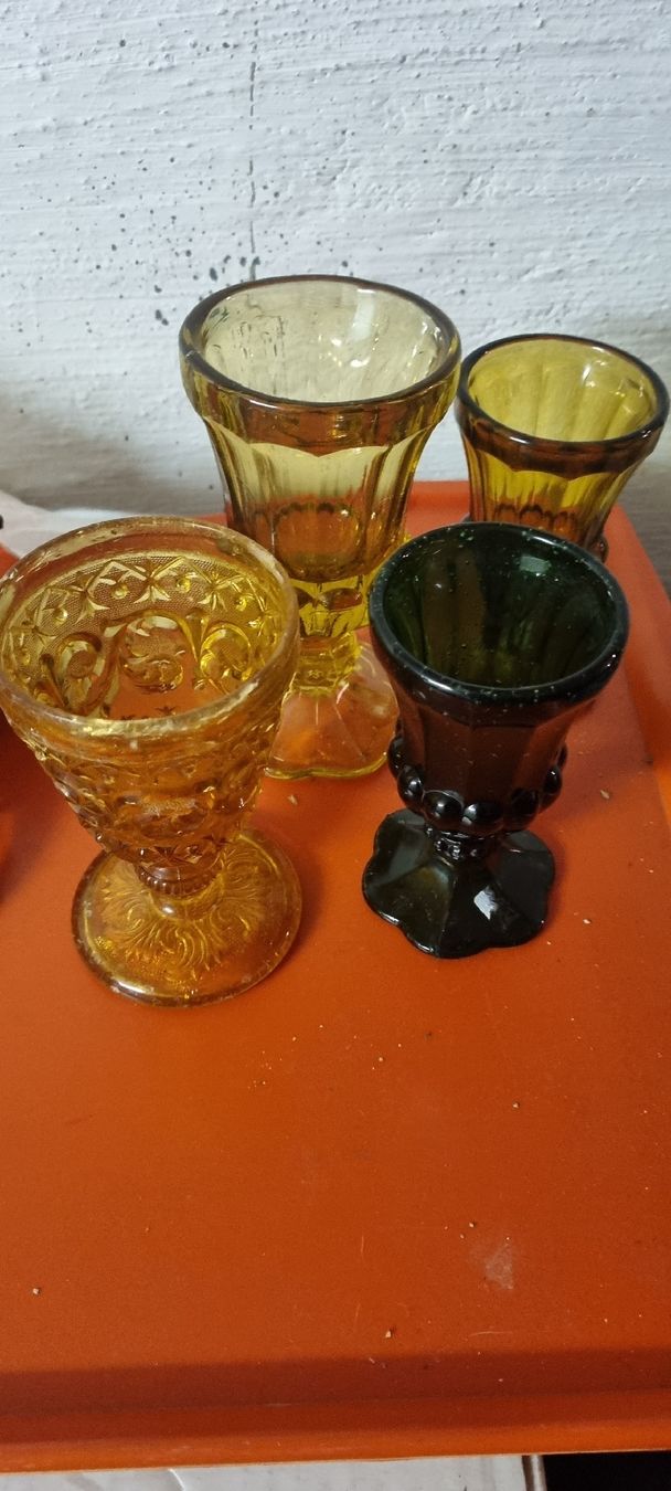 Bicchieri: 4 schöne Vintage Gläser, farbig – Usato da Basel venduto da Jcva 6