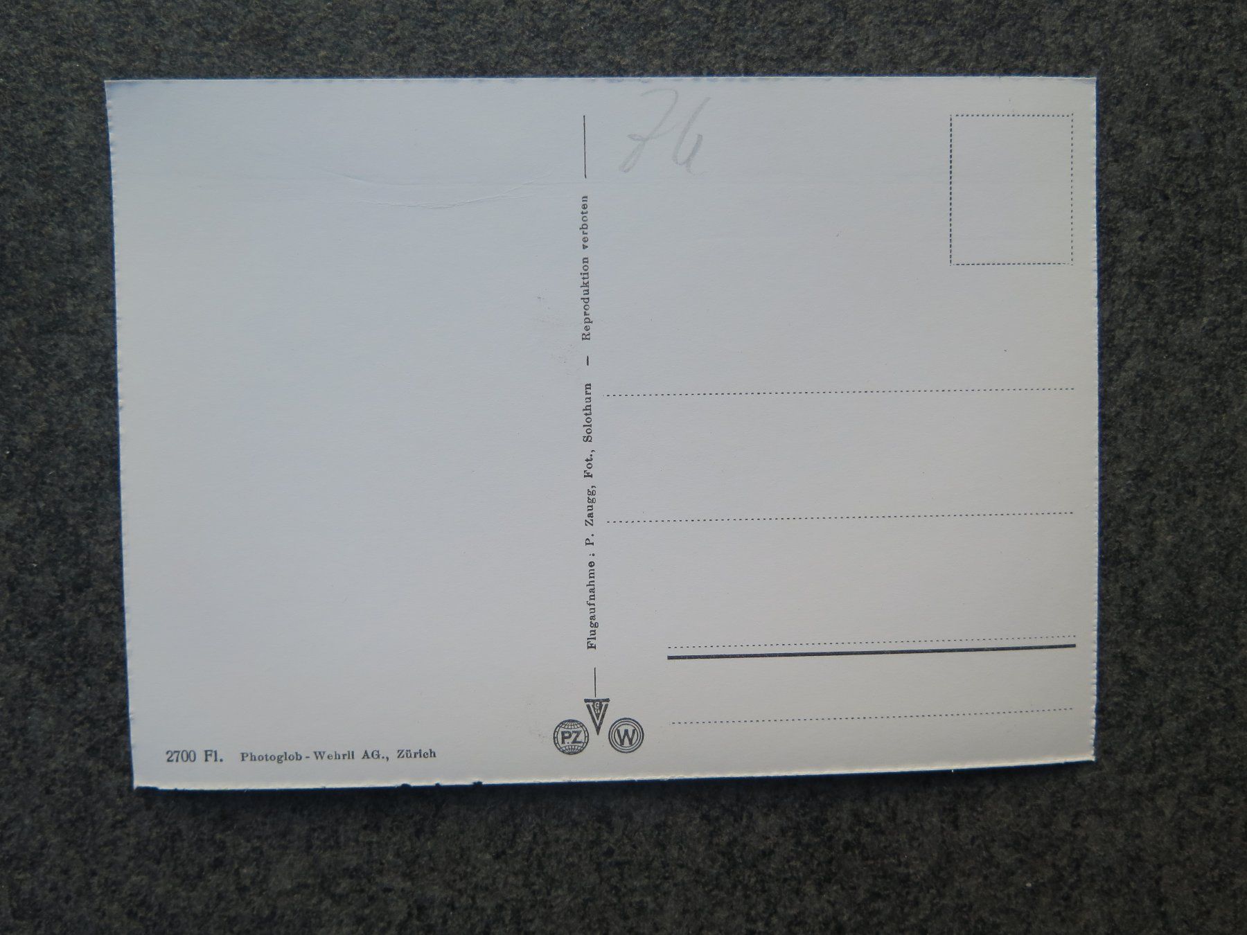 Cartoline postali: ZUG - FLUGAUFNAHME – Usato da Wittenbach venduto da lipasal 1
