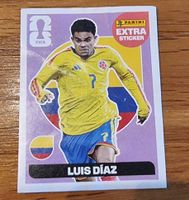 Panini Extra Sticker Luis Díaz FIFA Kolumbien Sammlersticker