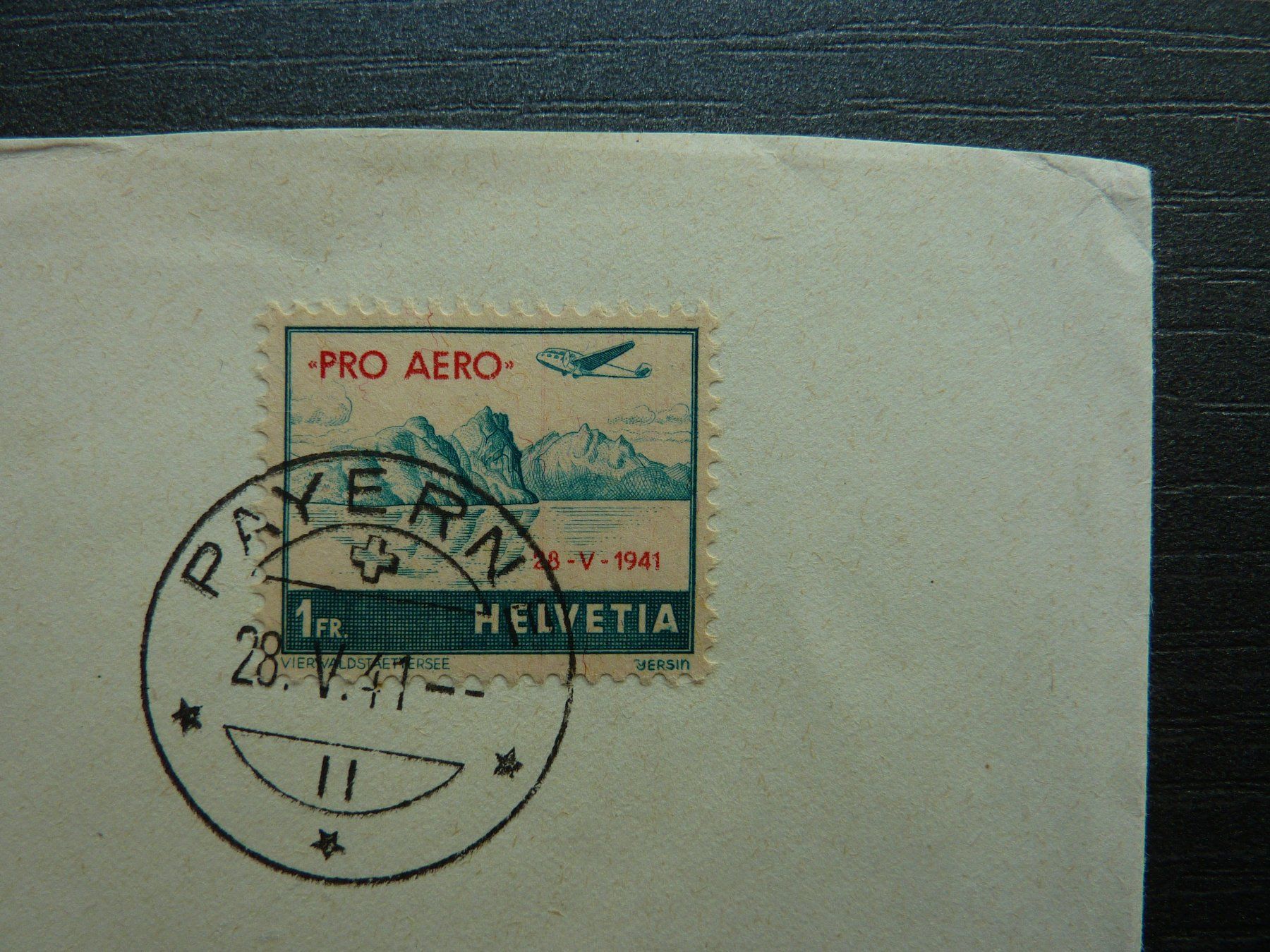 Tutti i francobolli: FDC  Flugpost (F35A1) Buochs,  Fr. 17.50 – Usato da Zürich venduto da Aetna14 1