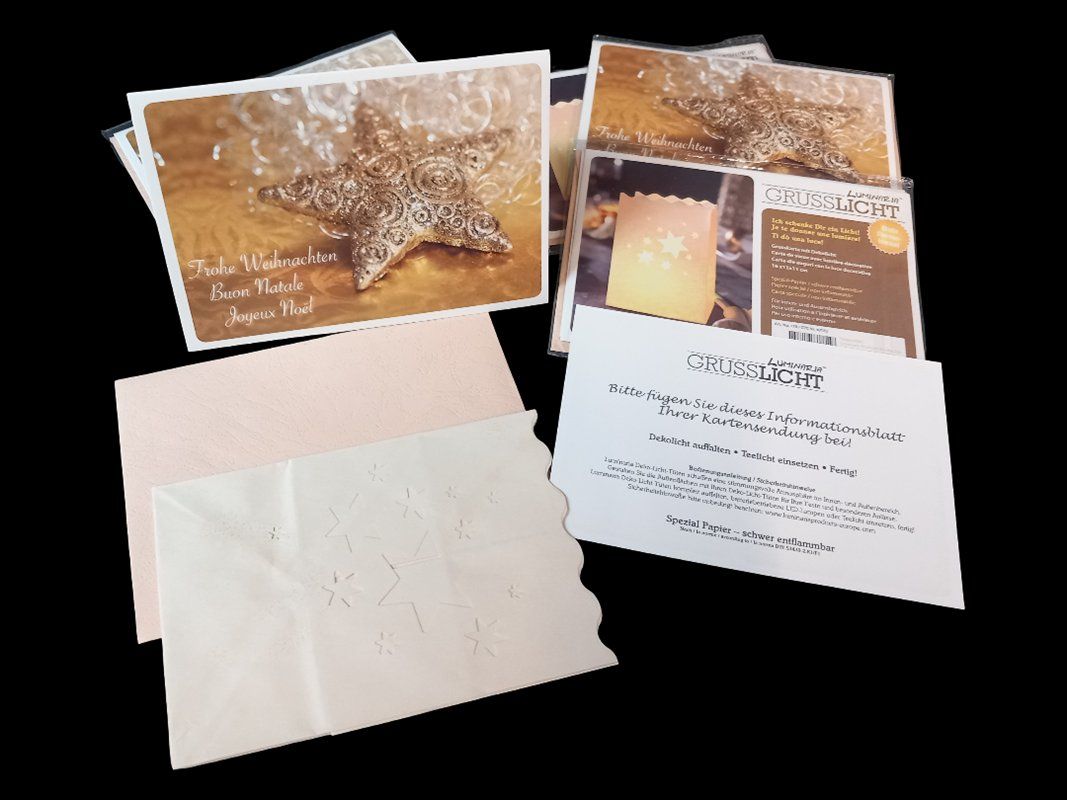 Cartoline: LUMINARIA Grusslicht, 5 Stück – Nuovo e nell'imballaggio originale da Hünenberg venduto da Restwert_Zug
