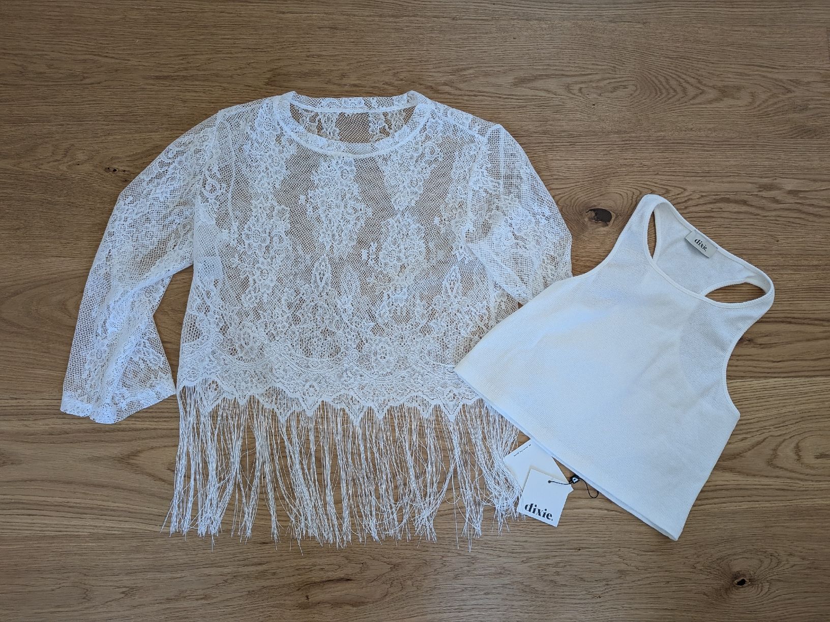 Tops: NEU: Dixie Fransen Top mit Spitze – Neu und originalverpackt aus Eschenbach SG von SanFranciscoCalifornia
