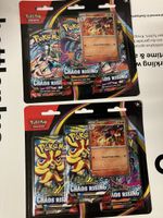 Pokemon 2x 3er Blister Chaos Rising, Neu& OVP, Englisch
