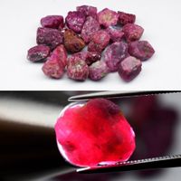 102,70 ct Saphirs naturels bruts (20 pièces)