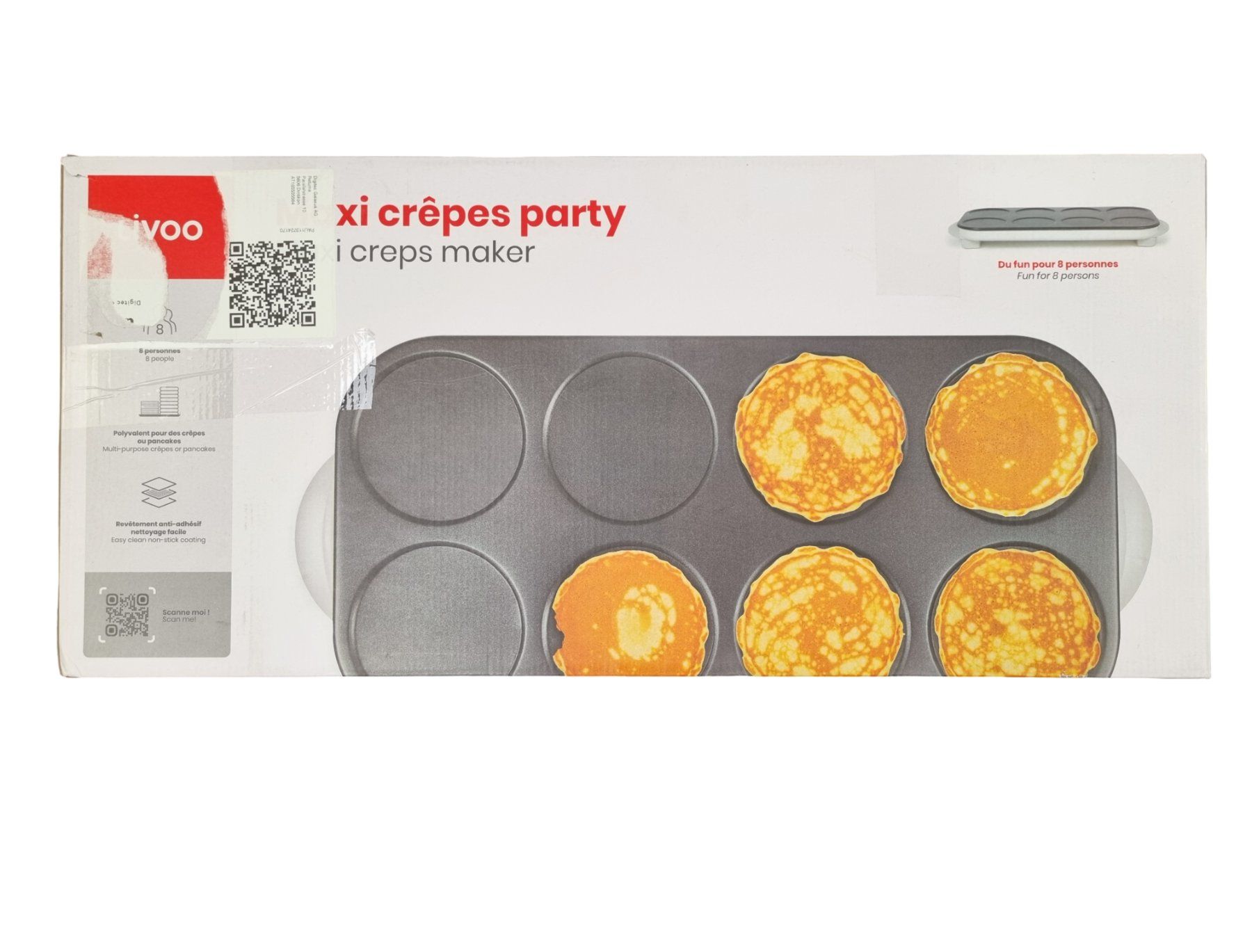 Elettrodomestici da cucina: LIVOO Maxi Crepes Maker – Nuovo (secondo la descrizione) da Wangen b. Olten venduto da Restwert_Wangen