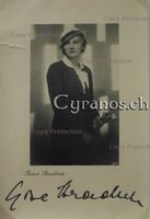 Rose Stradner (1913-1958) Schauspielerin - Autogramm