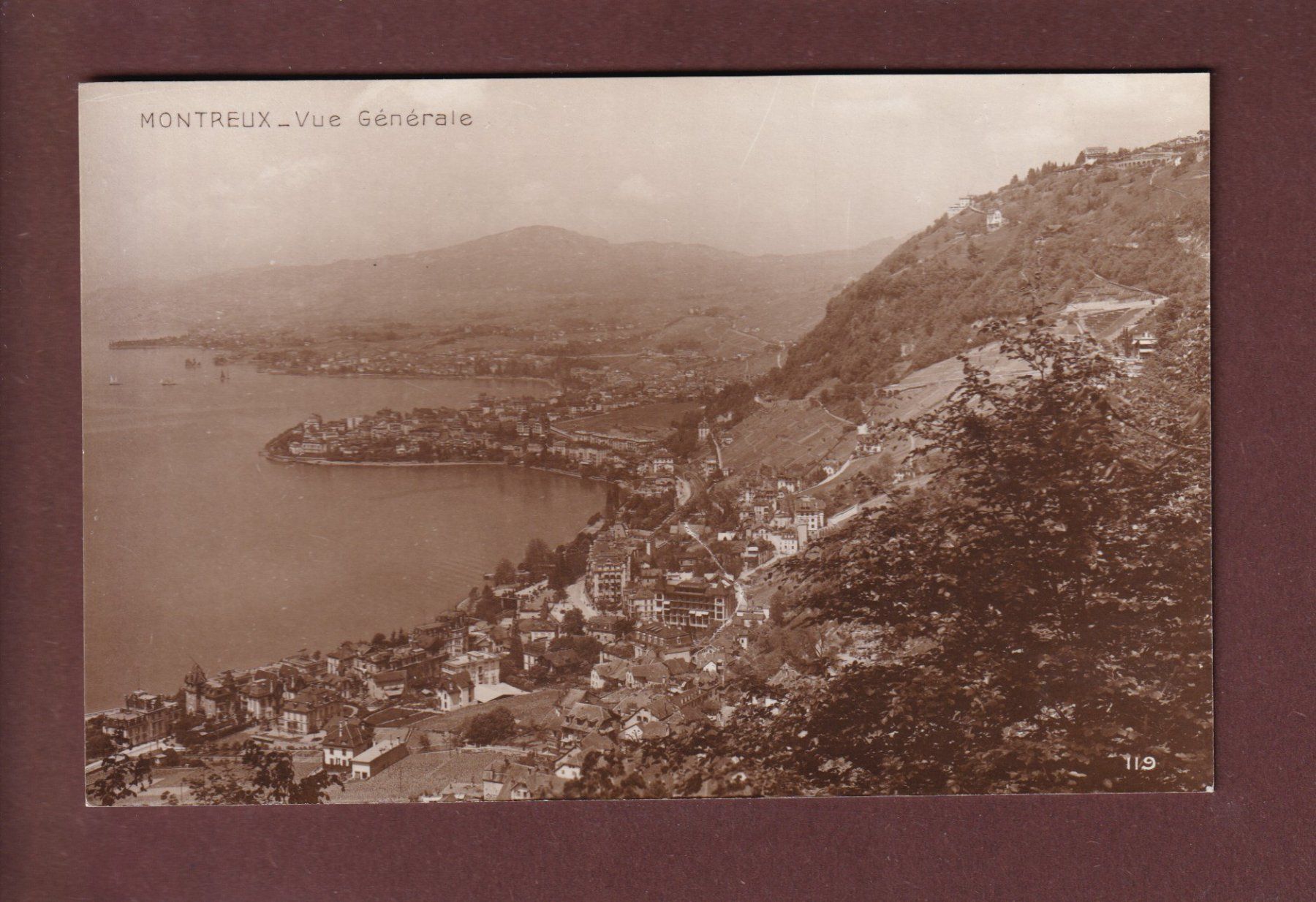 Ansichtskarten: MONTREUX – Gebraucht aus Pully von nicecards