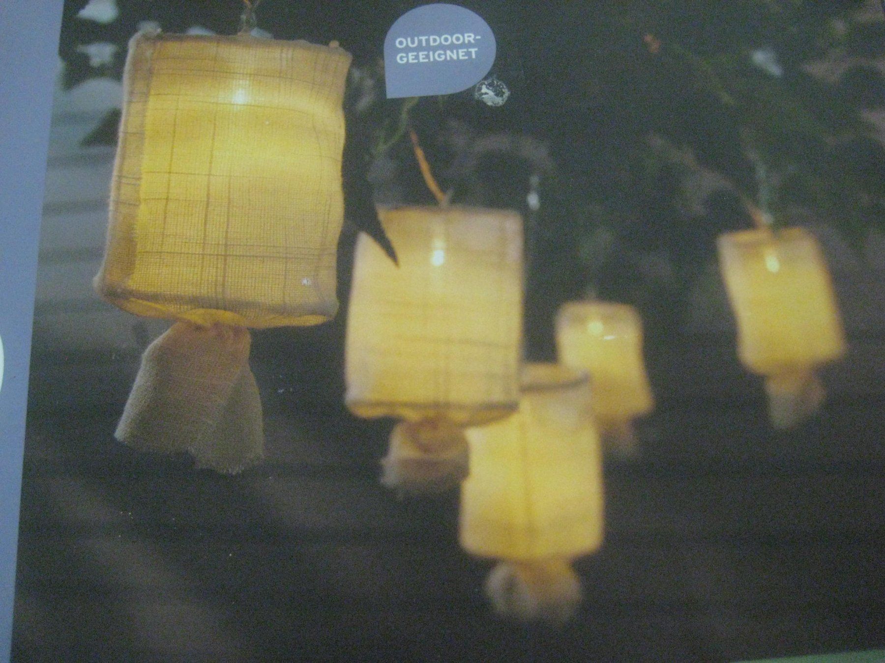 Ghirlande e barre luminose: LICHTKETTE  LAMPIONS – Nuovo e nell'imballaggio originale da Uster venduto da flocke1 1