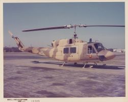 Pressefoto Bell 214A Iranische Armee auf Kodak Fotopapier