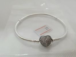 Armband 19cm Silber für Pandora Charms