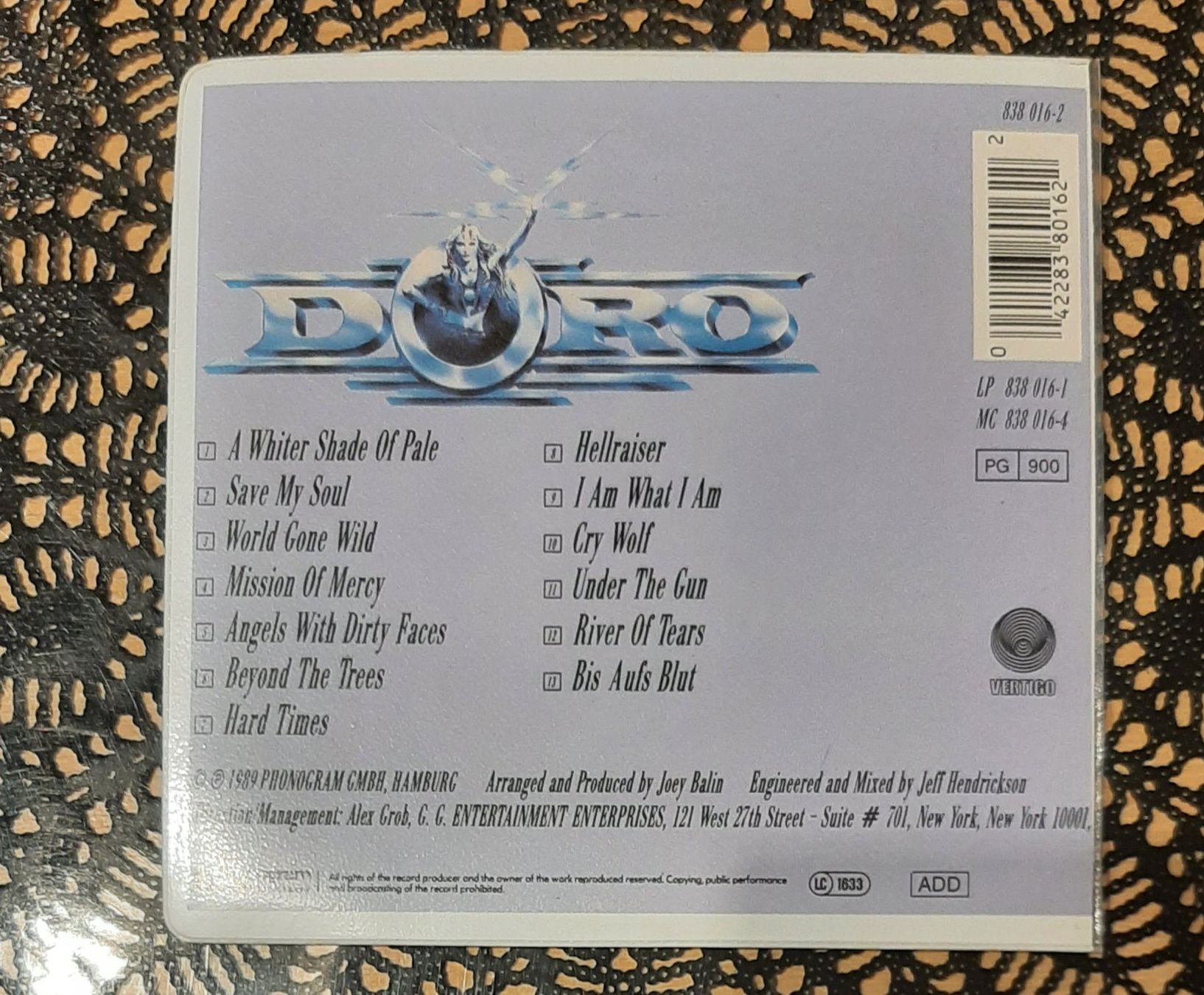 CD: Doro - Force Majeure, DE Hardrock CD Album 1989 – Usato da Schönenberg TG venduto da breiti12 1