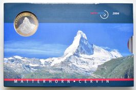 Schweiz. 2004. Münzsatz Swissmint. Matterhorn - stgl