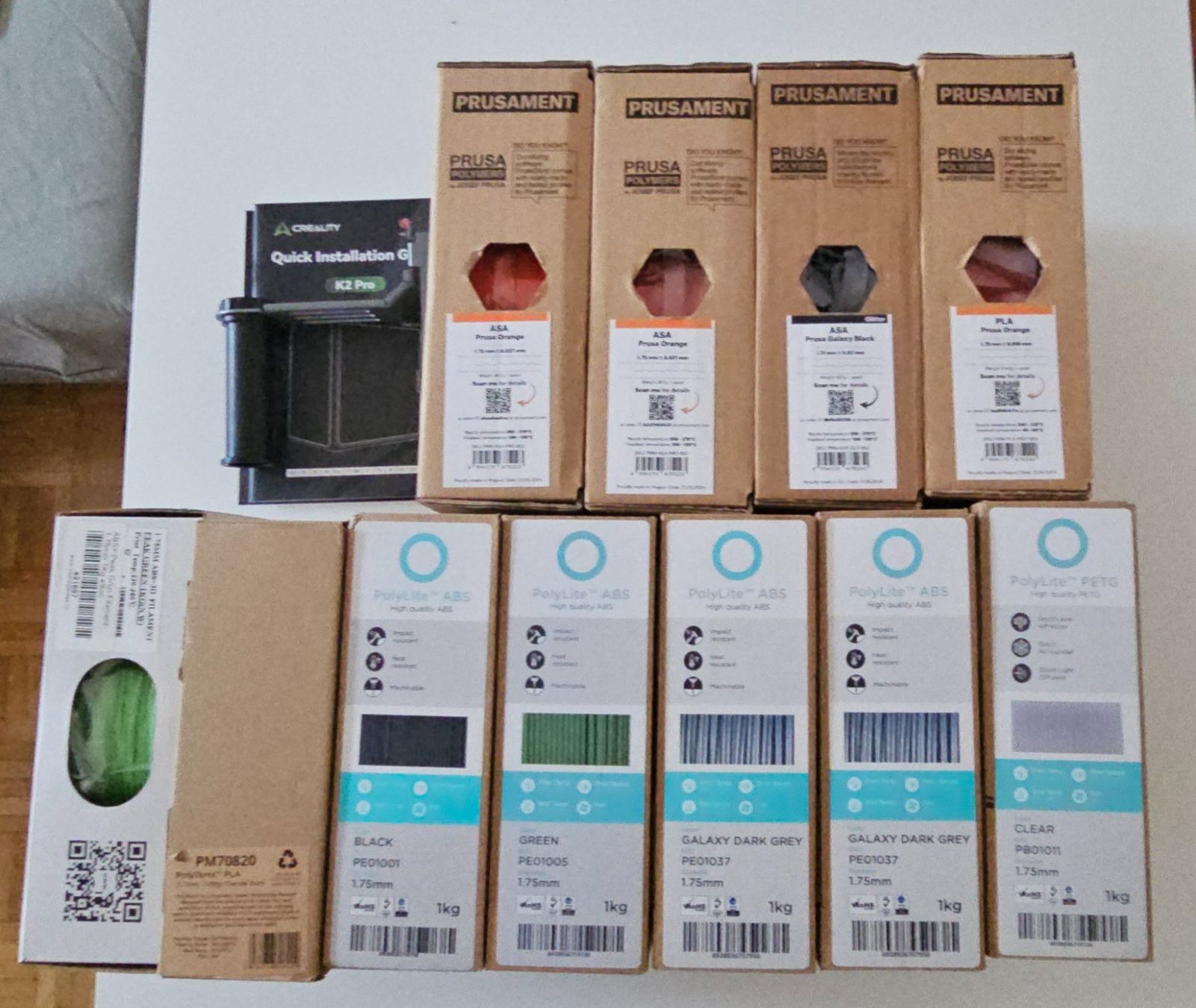 Creality Stampanti 3D: K2 PRO COMBO + RISER LA [0.1] + VERSCHIEDENE FILAMENTE – Usato da St. Gallen venduto da Cat_s 3