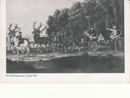 Hirschgespann Ludwig Vlll.  ca. 1910