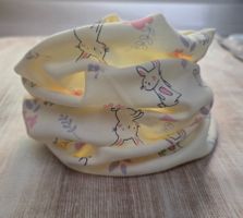 👣 Herziges Halstuch / Kinder-Loop „Häsli“