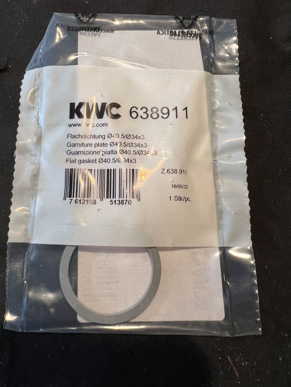 Installations sanitaires: KWC Dichtungen – Neuf avec emballage d'origine à Niederrohrdorf par ledergerber 1