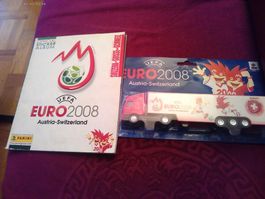 EURO 2008 Panini Album & LKW Truck Schweiz + MASCOTTE(RAR)