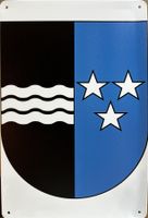 Kanton Aargau Blechschild Schweiz Aarau Autobahn AKW Baden