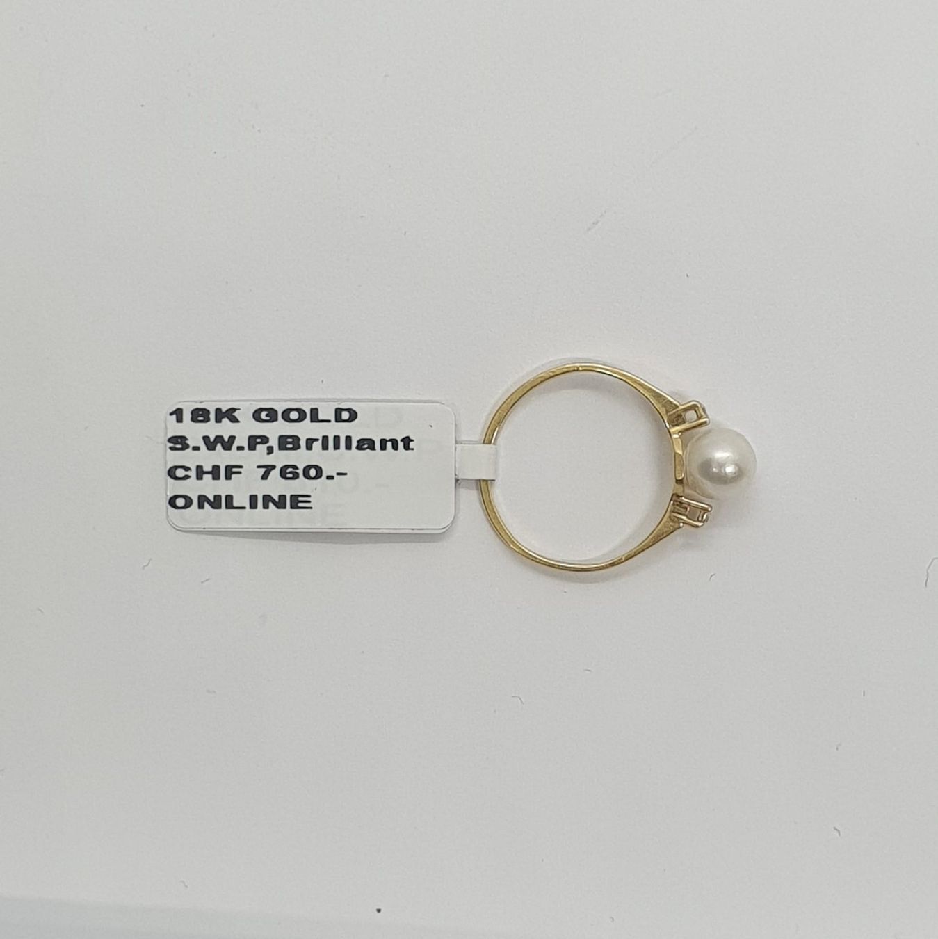 Anelli: Echt 18K Gold - S.W.P,  Diamant Ring – Usato da Luzern venduto da Luzern-Goldhaus 1