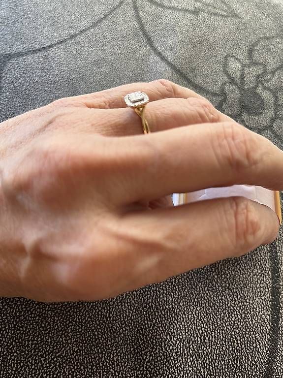 Anelli: Bague or 18ct et diamants – Nuovo e nell'imballaggio originale da Fully venduto da Tisweety 1