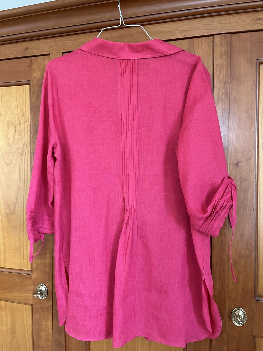 Armani Camicette: Longbluse Armani Collezioni Leinen – Usato da Bözberg venduto da JRose19 1