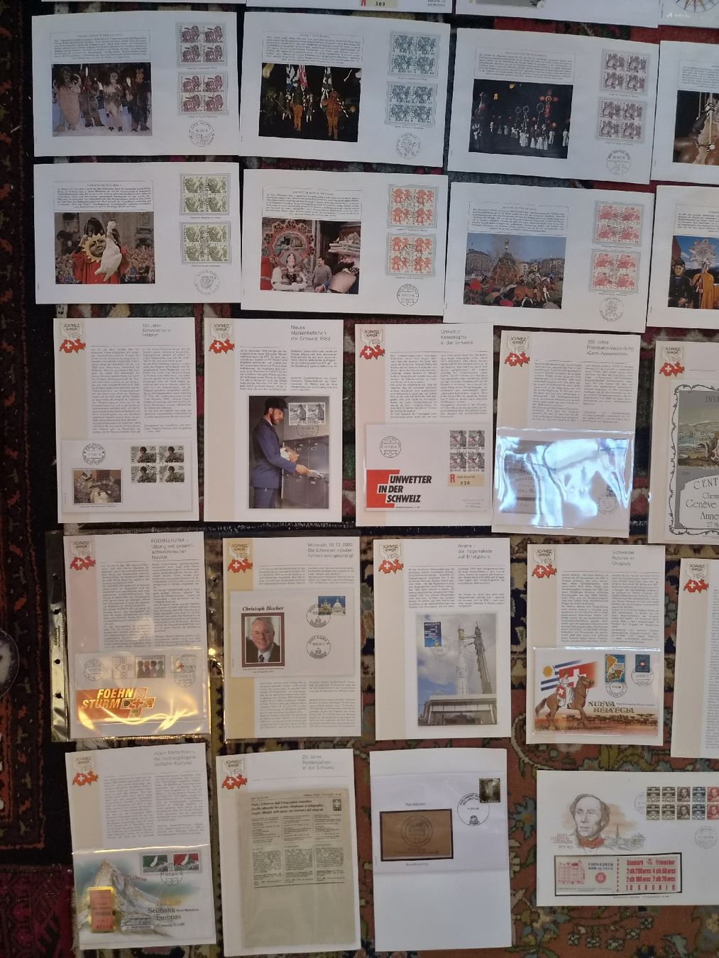 Alle Briefmarken: 51 groß Briefe und Spetziale  – Gebraucht aus Moosseedorf von wau69 3