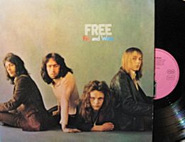 FREE "Fire and Water" 1970 German First Pressing LP IN VG+