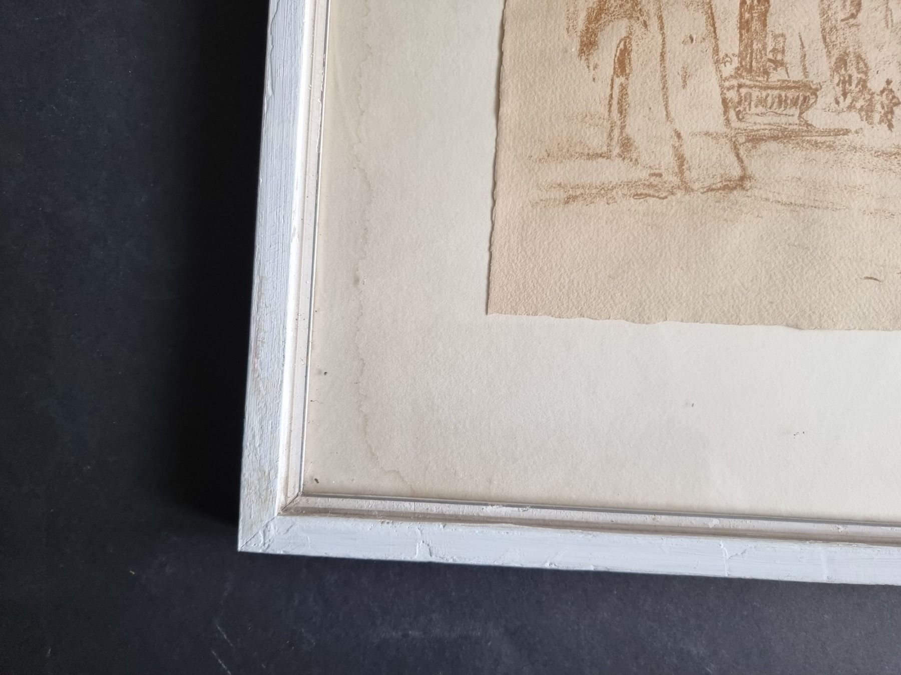 Grafica & Litografie: Adolf Tièche Lithographie Rathausplatz Bern mit Rahmen – Usato da Gersau venduto da grafik-kunst 5