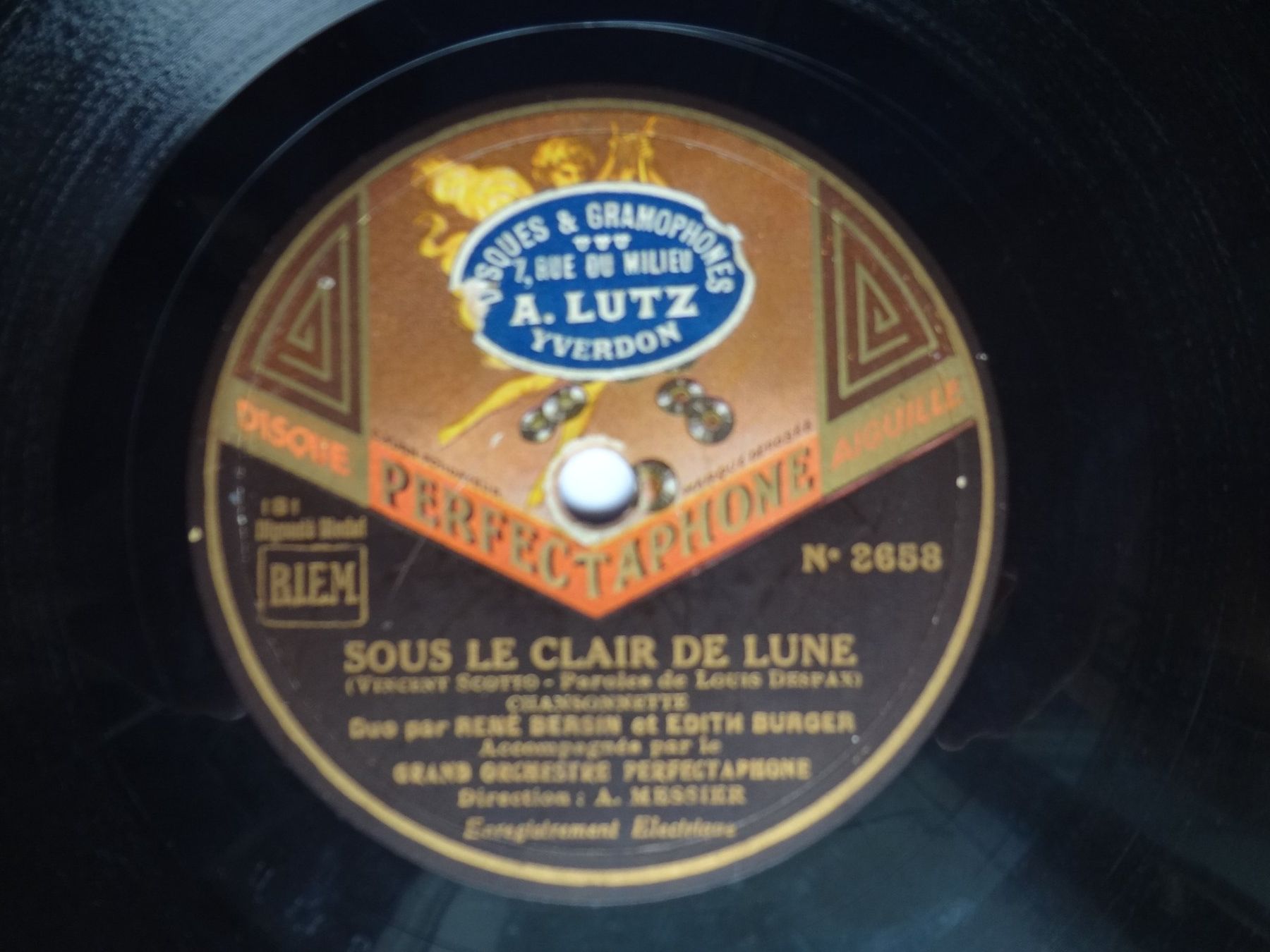 Vinyles: 8x 78tours- Pauline Carton- R.Caire- Edith Burger-E.Buffet + – D'occasion à Aigle par Robflac55 3