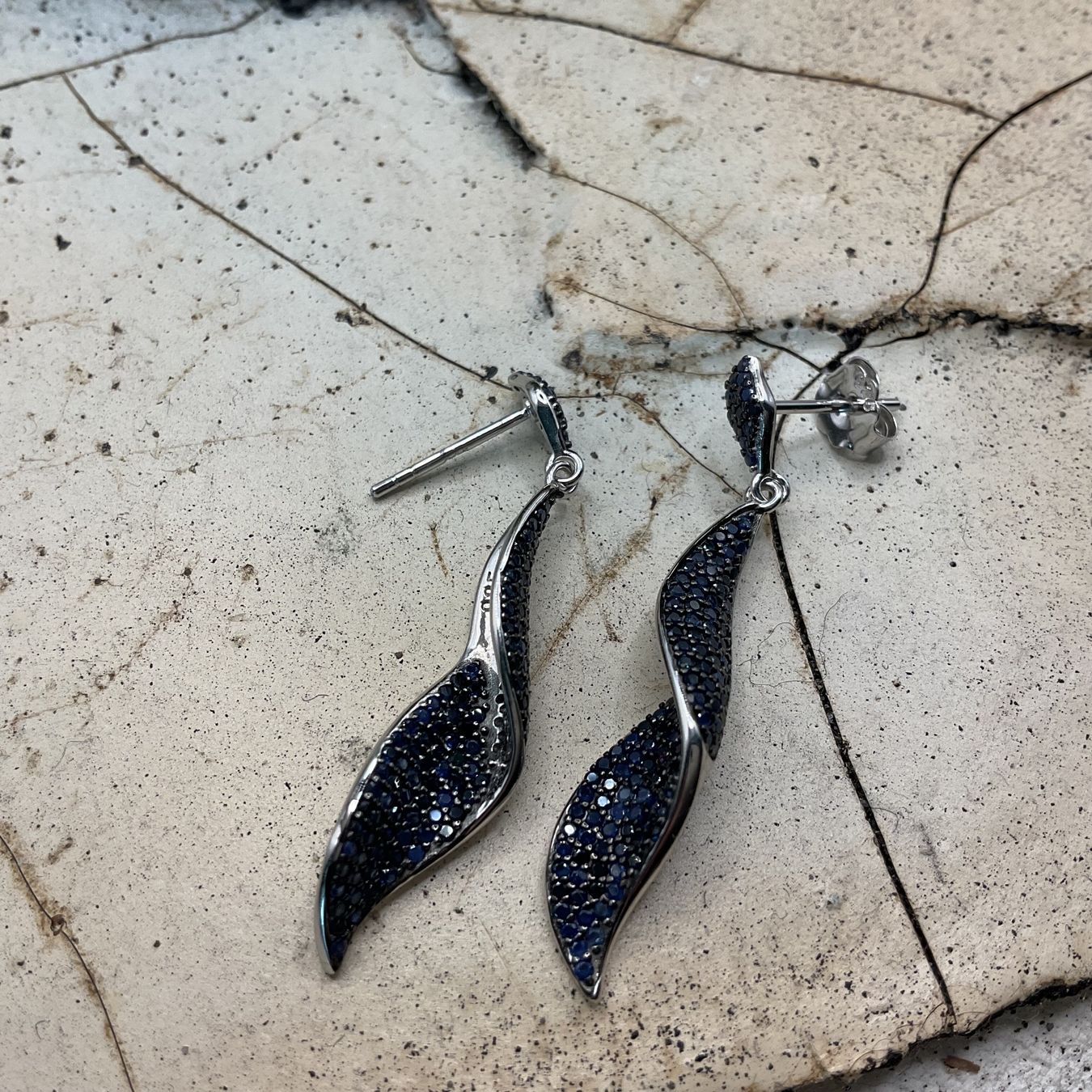 Ohrringe & -stecker: Super edle Ohrstecker Saphir in Sterlingsilber – Neu (gemäss Beschreibung) aus Luzern von S.Kern01 1