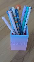 Cooler personalisierter Stiftehalter Regenbogenfarbe Sarah
