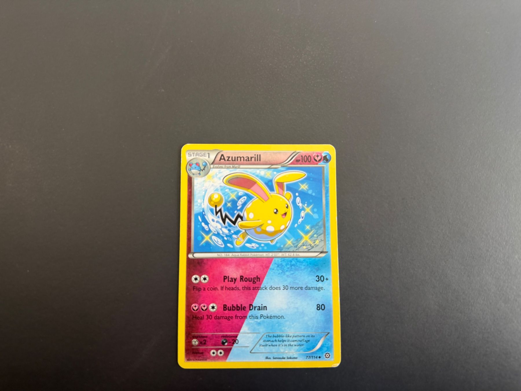 Pokémon Cartes à collectionner: Azumarill 77/114 – D'occasion à Zürich par mountainwizard00