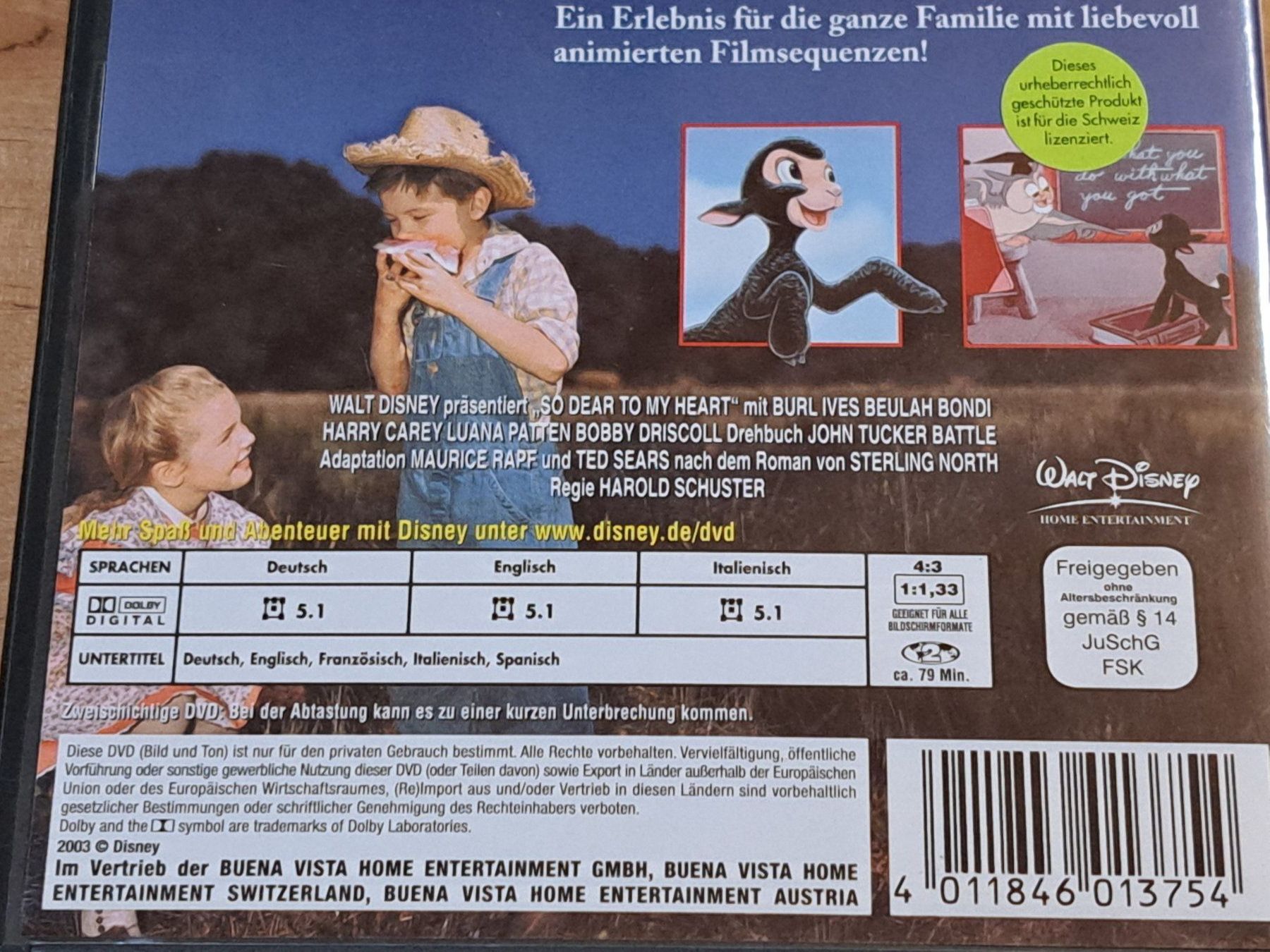 Tutti i DVDs: DVD Ein Champion zum Verlieben, Walt Disney – Usato da Unterseen venduto da Kanica 3