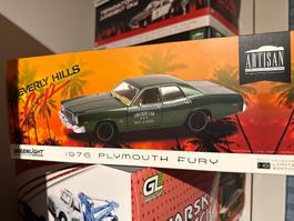 Greenlight 1:18 Checker Cab Beverly Hills Selten Top!