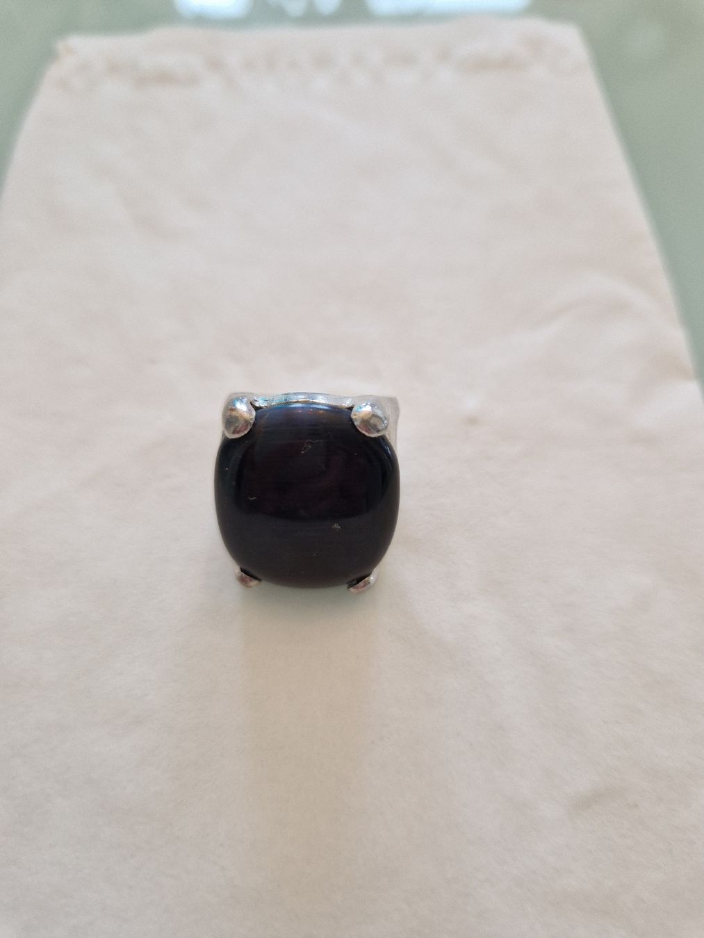 Anelli: Vintage Ring mit schwarzem Stein – Usato da Jona venduto da HappyHappyHappyHappy 4