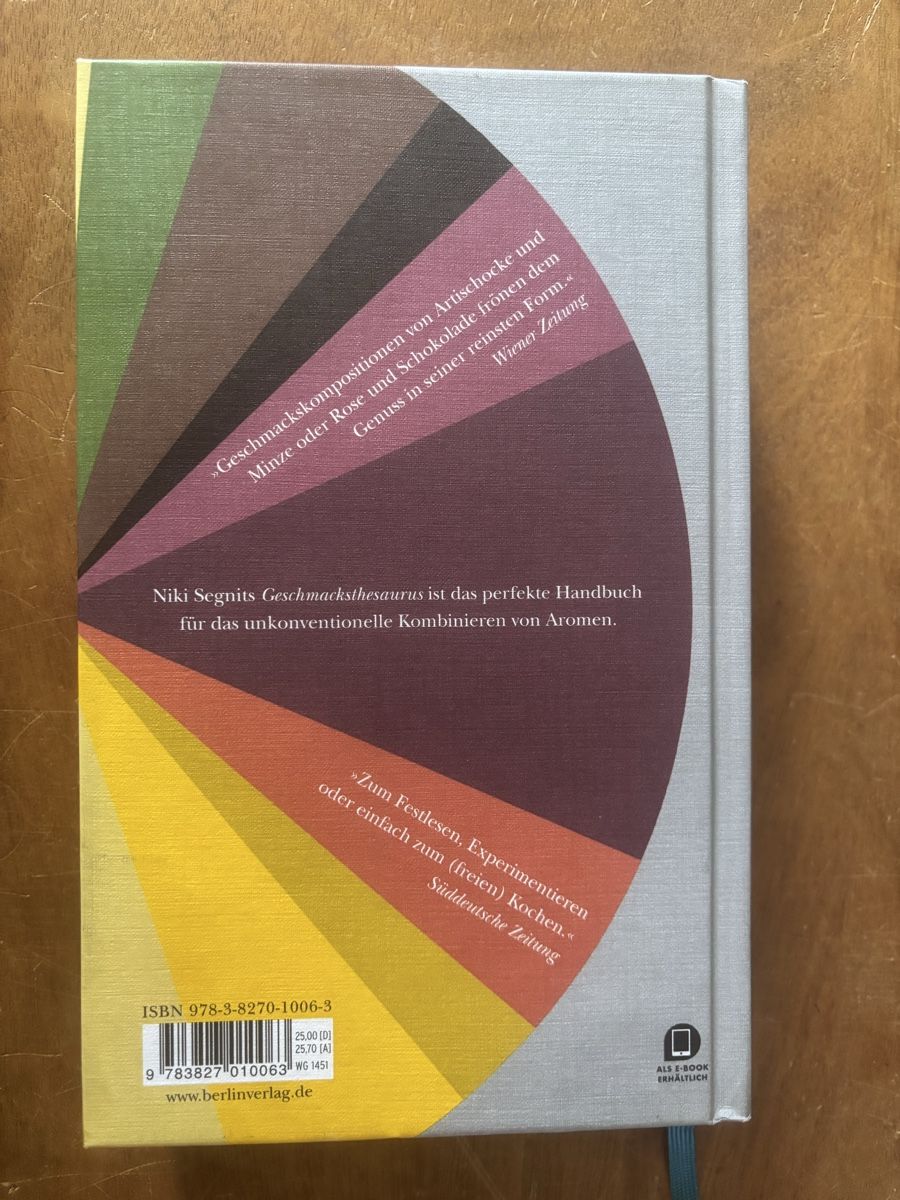 Libri: Der Geschmacks-Thesaurus - Niki Segnit – Usato da Zürich venduto da WWehrle 1