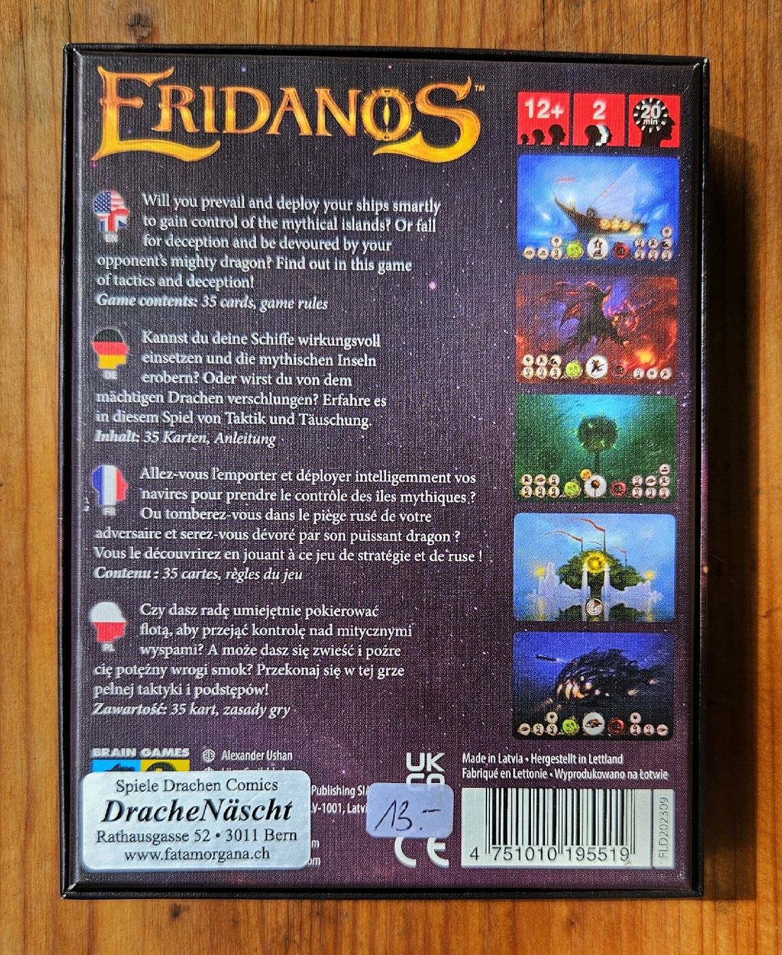 Jeux: ERIDANOS – Neuf (Voir description) à Köniz par Crispx 1