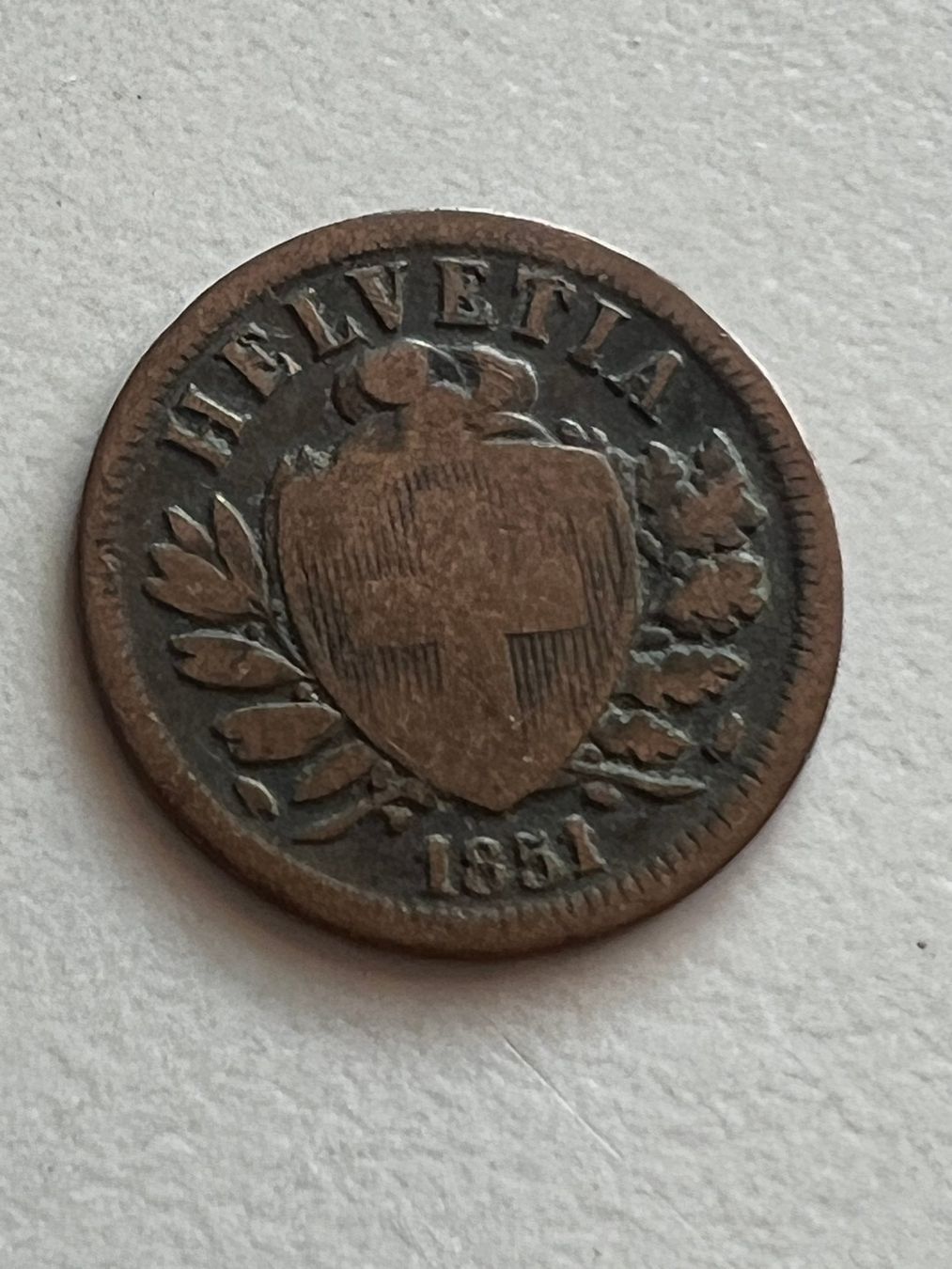 Tutti le monete: 2 Rp. 1851 – Usato da Schötz venduto da Odpa