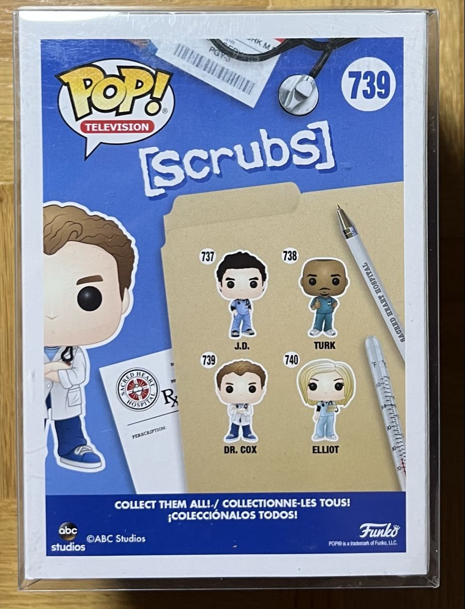 Funko Statuette: Funko Pop! Dr. Cox 739 Scrubs Figur – Nuovo (secondo la descrizione) da Rafz venduto da SaintCruz 2