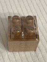 Stempel Set aus Holz mit 4 Motiven neu in OVP