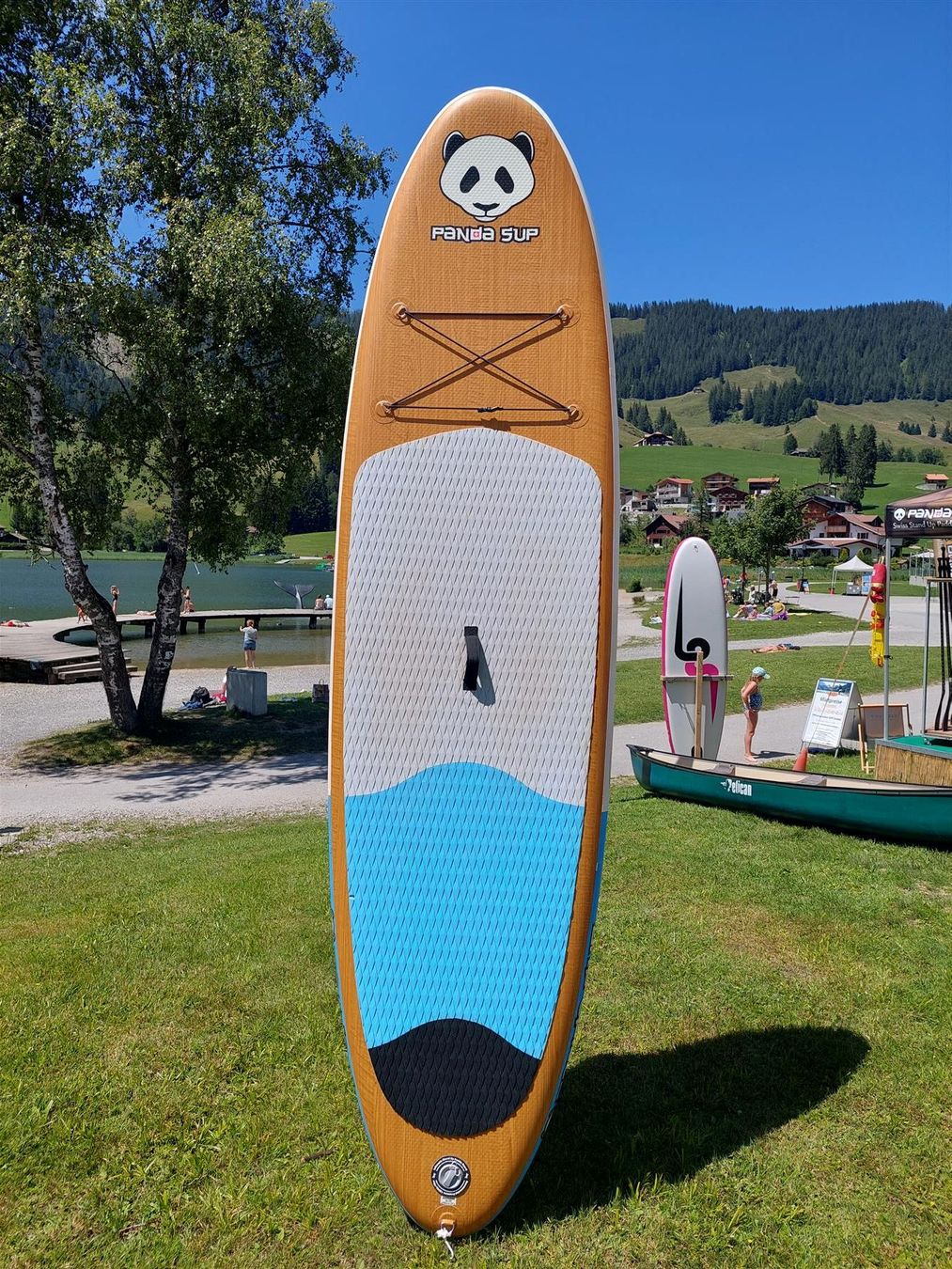 Schlauchboote, Kajaks & Kanus: SUP Panda 10'6'' Occasion Set | 666120 – Gebraucht aus Schwarzsee von Sidecut