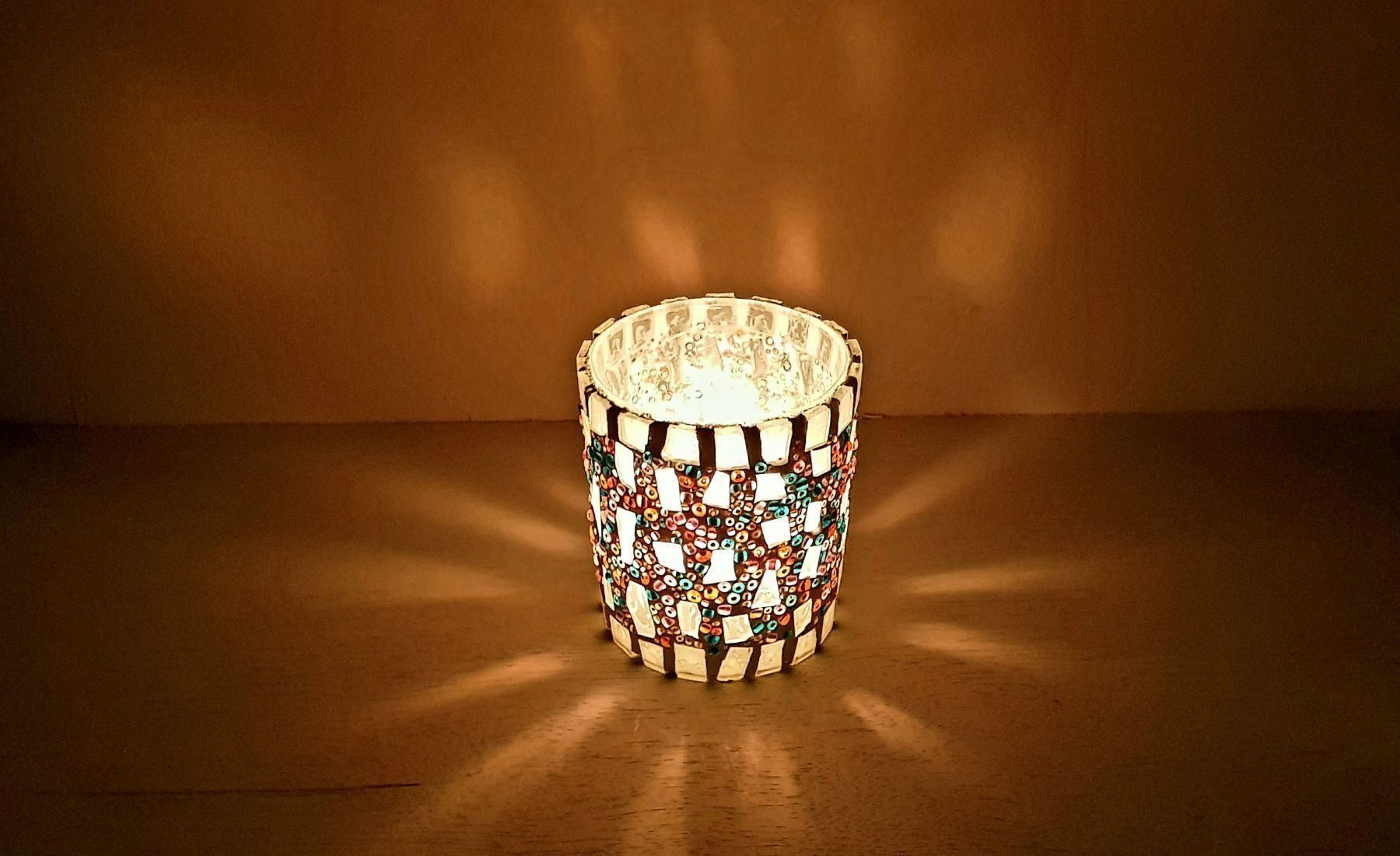 Portacandele: Wandlicht Mosaik – Nuovo e nell'imballaggio originale da Kirchberg SG venduto da PharaoShop 2