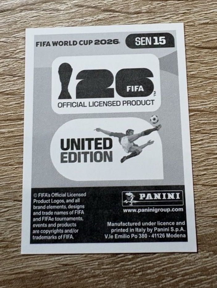Panini Carte collezionabili: Carte Panini Sadio Mané SEN 15 – Nuovo e nell'imballaggio originale da Le Mouret venduto da eri_z9l6 1