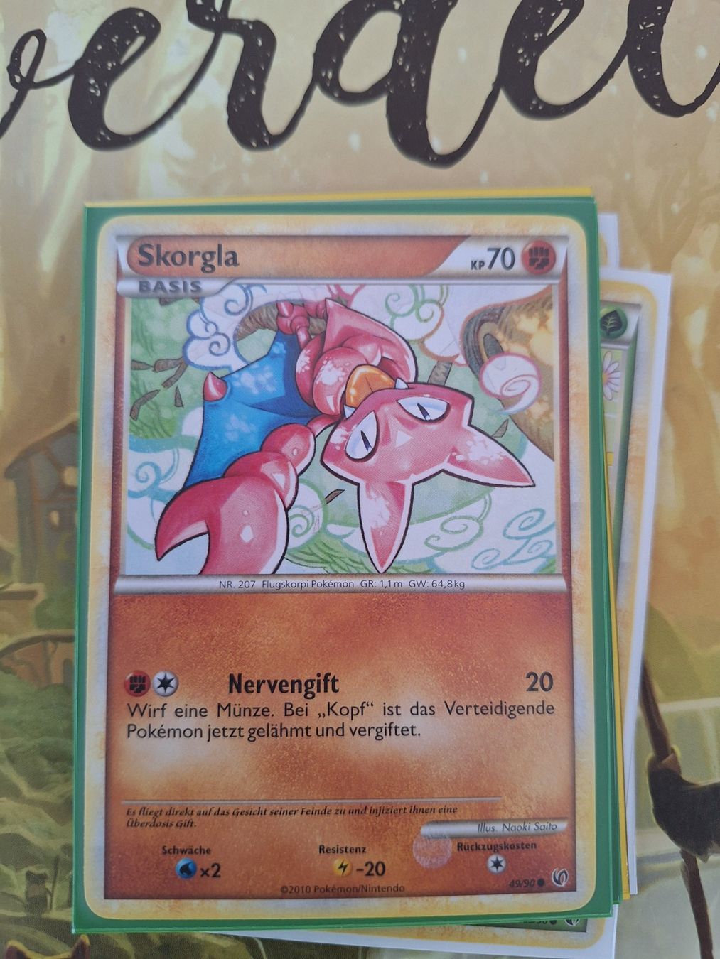 Pokémon Carte collezionabili: Skorgla - Heartgold Soulsilver – Usato da Altstätten SG venduto da GGsGameshop