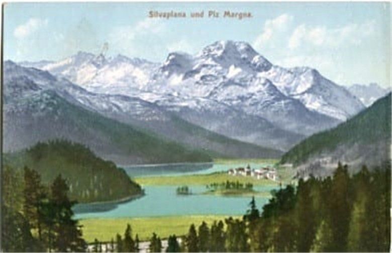 Cartoline postali: Silvaplana, Piz Margna – Usato da Ottikon b.Kemptth. venduto da Neptun1974