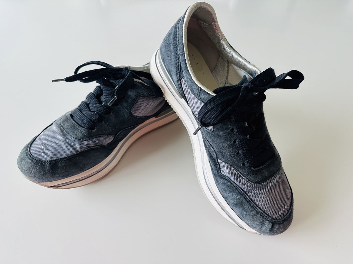 Hogan Scarpe da donna: Hogan Turnschuh jeansblau, Gr.37.5 – Usato da Meggen venduto da kammann 4
