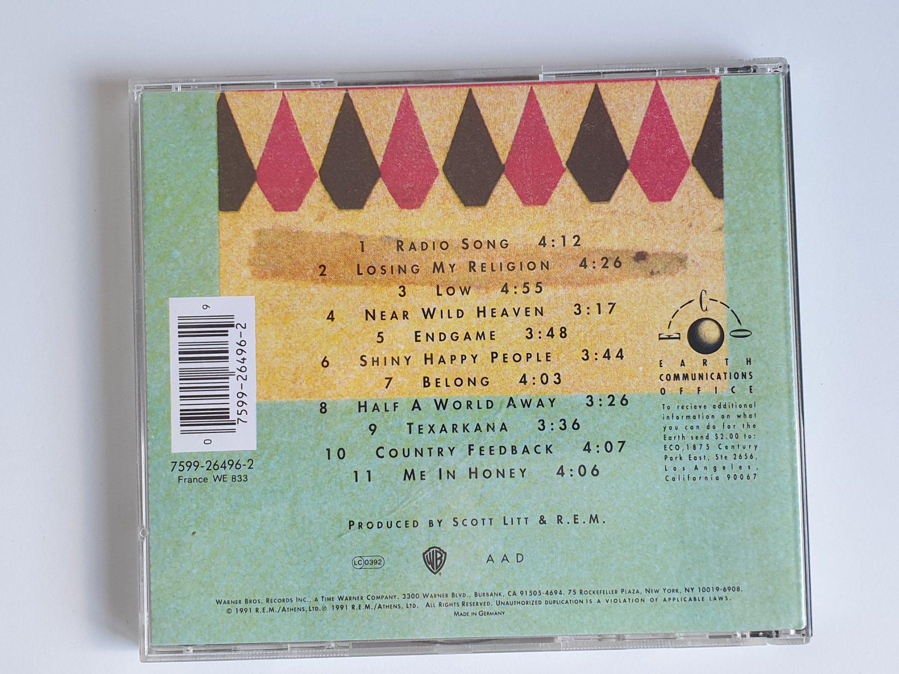 CD: CD "Out of Time" von R.E.M. – Usato da Uster venduto da Andreas7 1